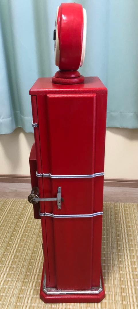 アメリカン雑貨　TEXACOガスポンプCDタワー キャビネット ラック CD収納