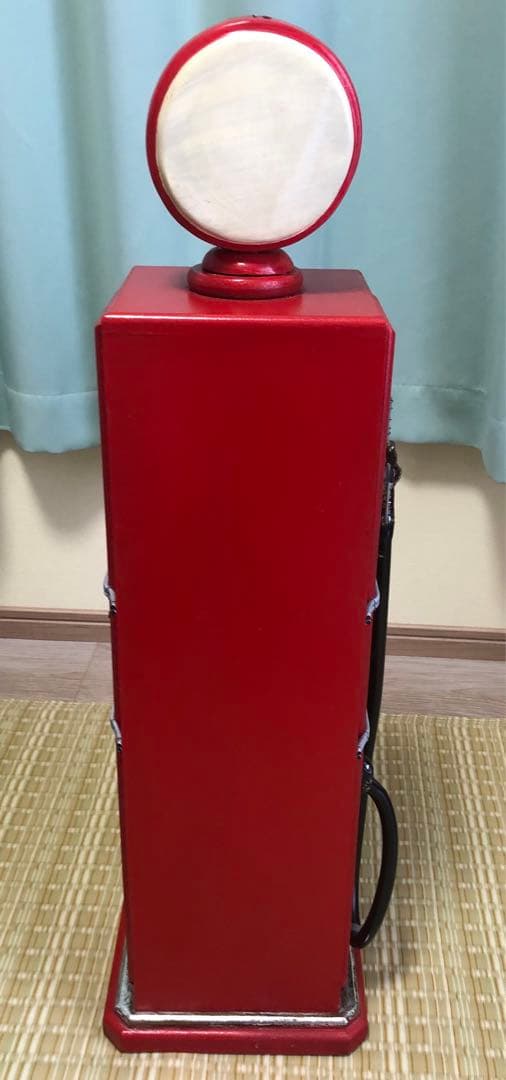 アメリカン雑貨　TEXACOガスポンプCDタワー キャビネット ラック CD収納