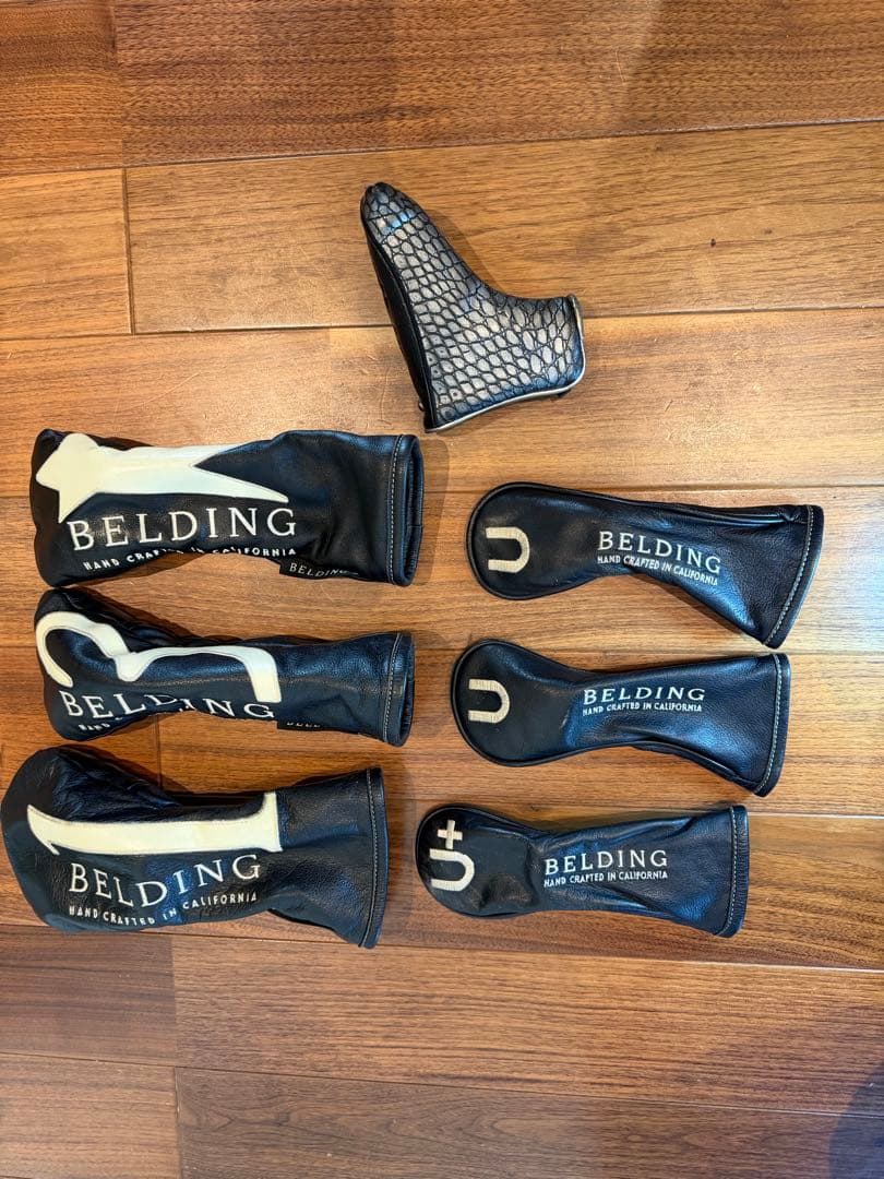 「BELDING（ベルディング） ゴルフキャディバッグ＆ヘッドカバーセット」