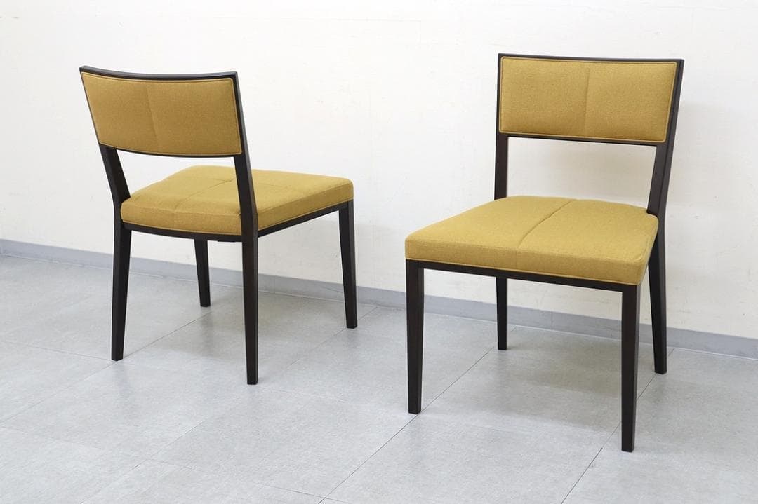 A①2脚セット 美品 TIME&STYLE ダイニングチェア 椅子 旭川家具