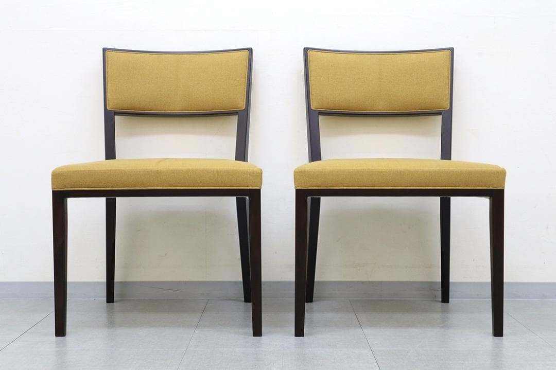 A①2脚セット 美品 TIME&STYLE ダイニングチェア 椅子 旭川家具