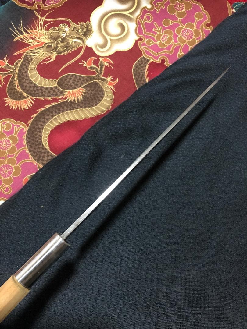 【研ぎ済み】青鋼・手打ち　堺丁福　柳刃包丁　刺身包丁　和包丁　ナイフ　料理　釣り