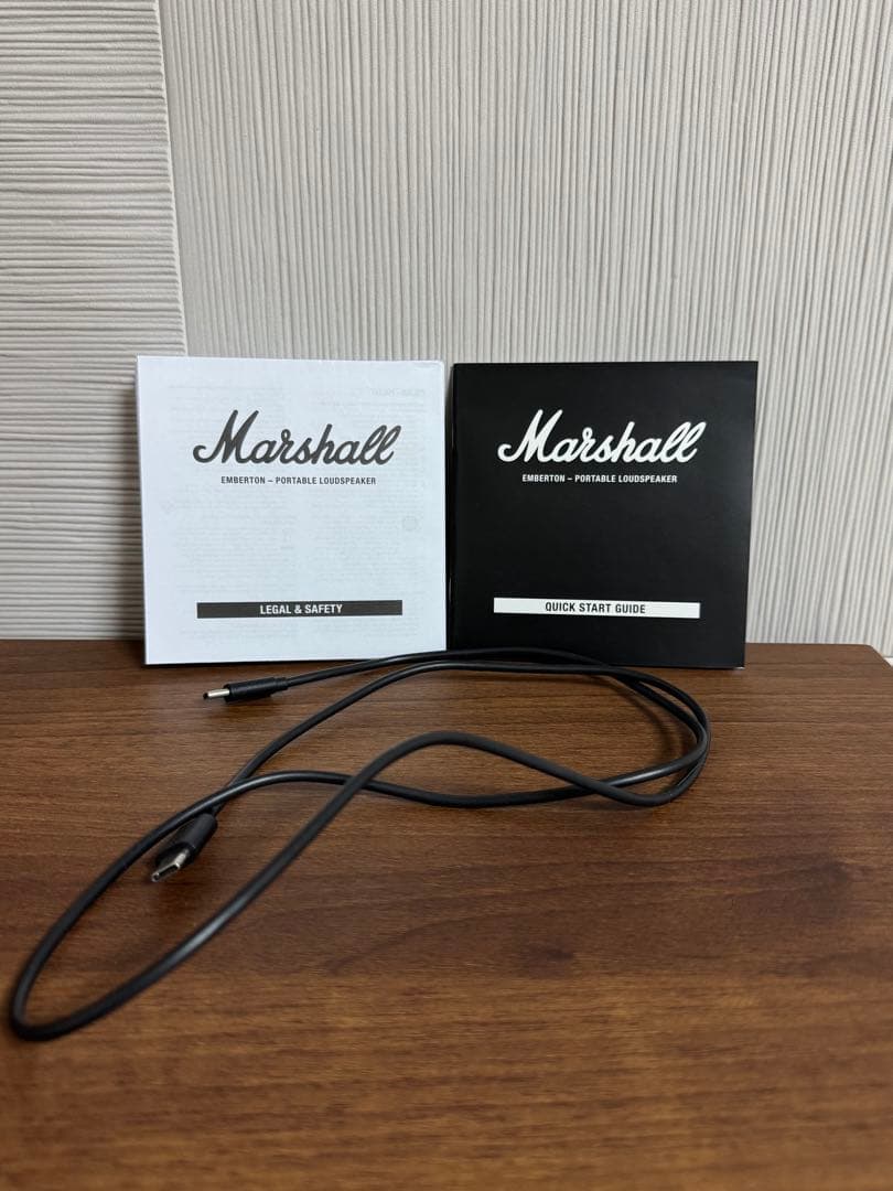 【トワイライトシャイン】Marshall ワイヤレススピーカー ブラック