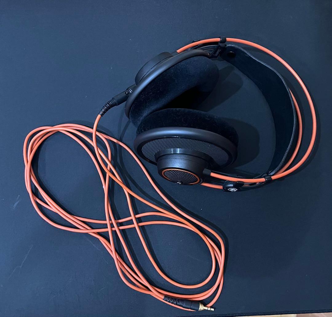 K712 PRO ブラック・オレンジ 有線ヘッドホン