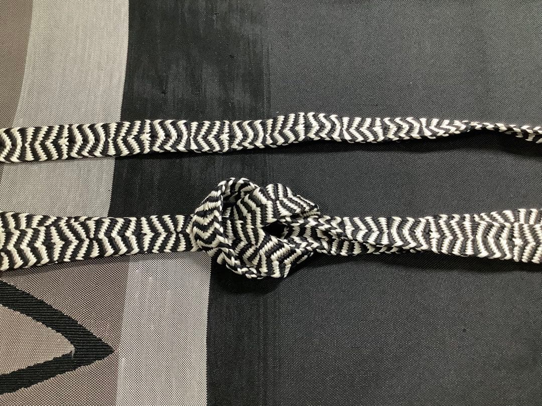 道明帯締め。白菊。