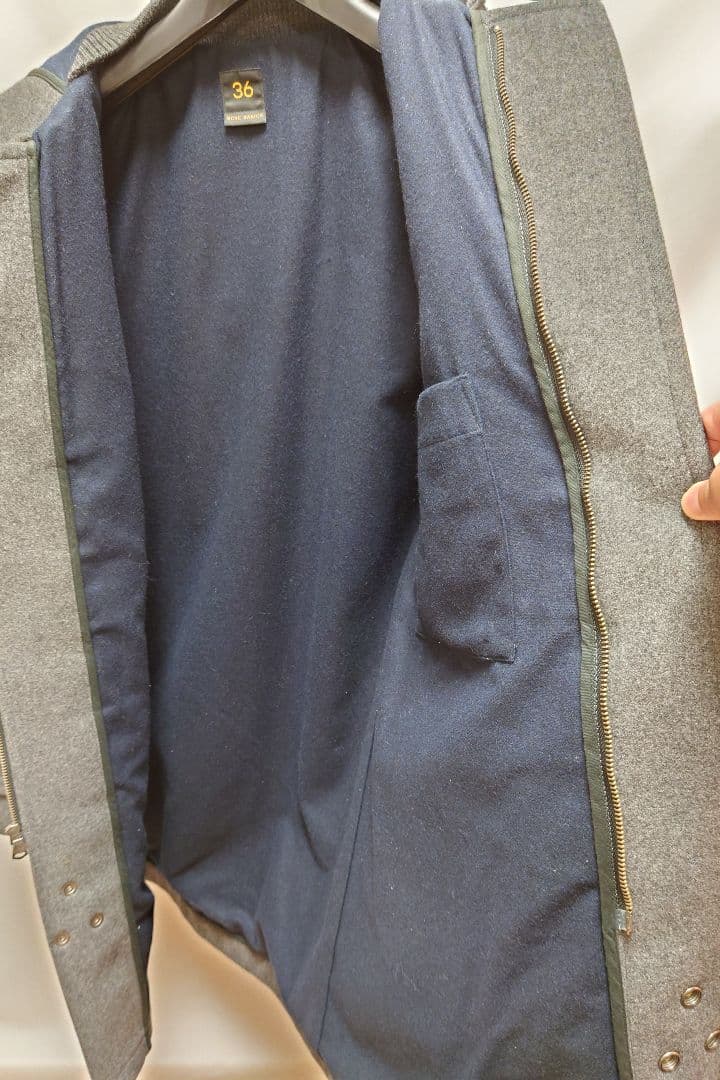 【美品】定価96,800 サイベーシックス　ダッフルコート　36グレー