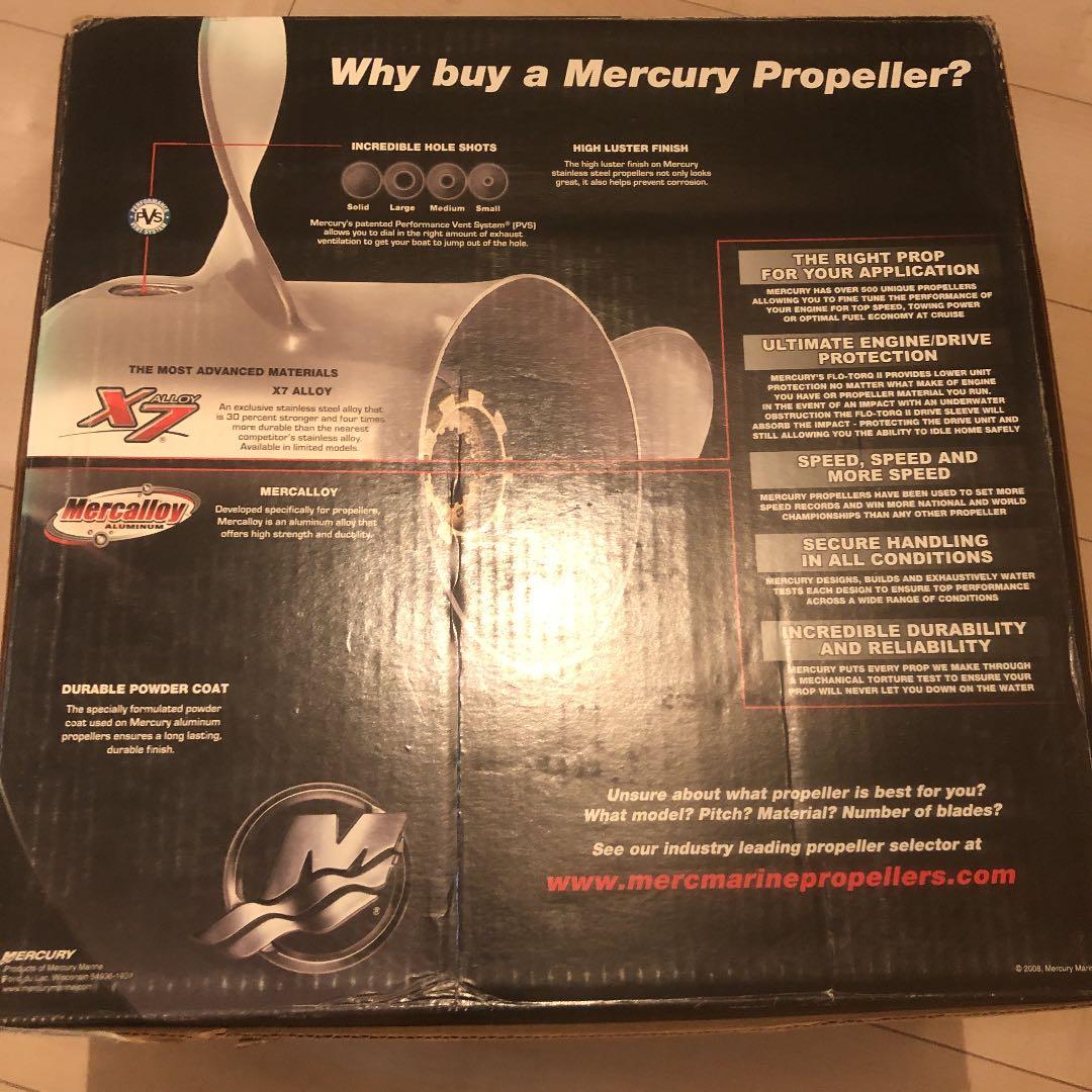 Mercury enertia プロペラ　船外機
