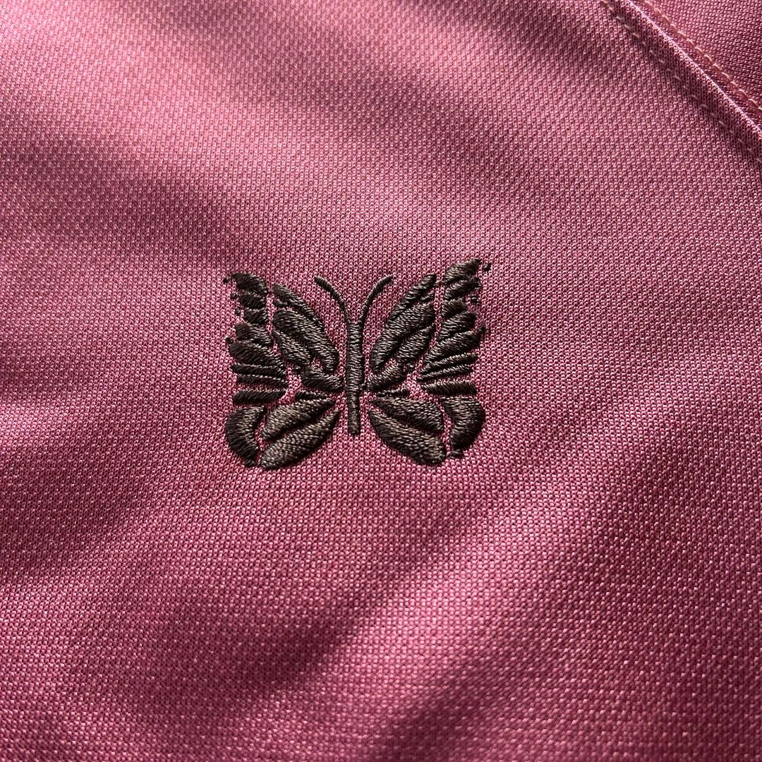 Needles ピンク トラッククルーネックシャツ スウェット ユニセックス M