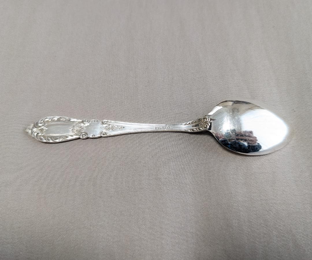 vintage　Silver950　希少アンティーク風スプーン５本セット　箱付き