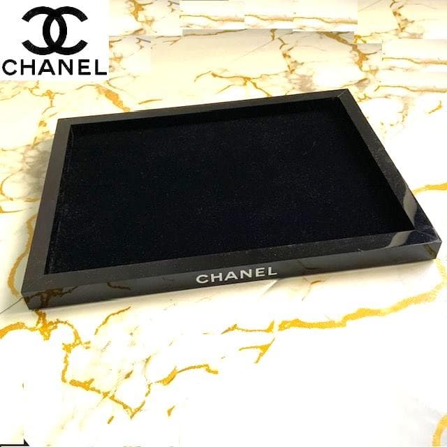 CHANEL ブラック トレイ 約25cm x 18cm 正規 ノベルティー