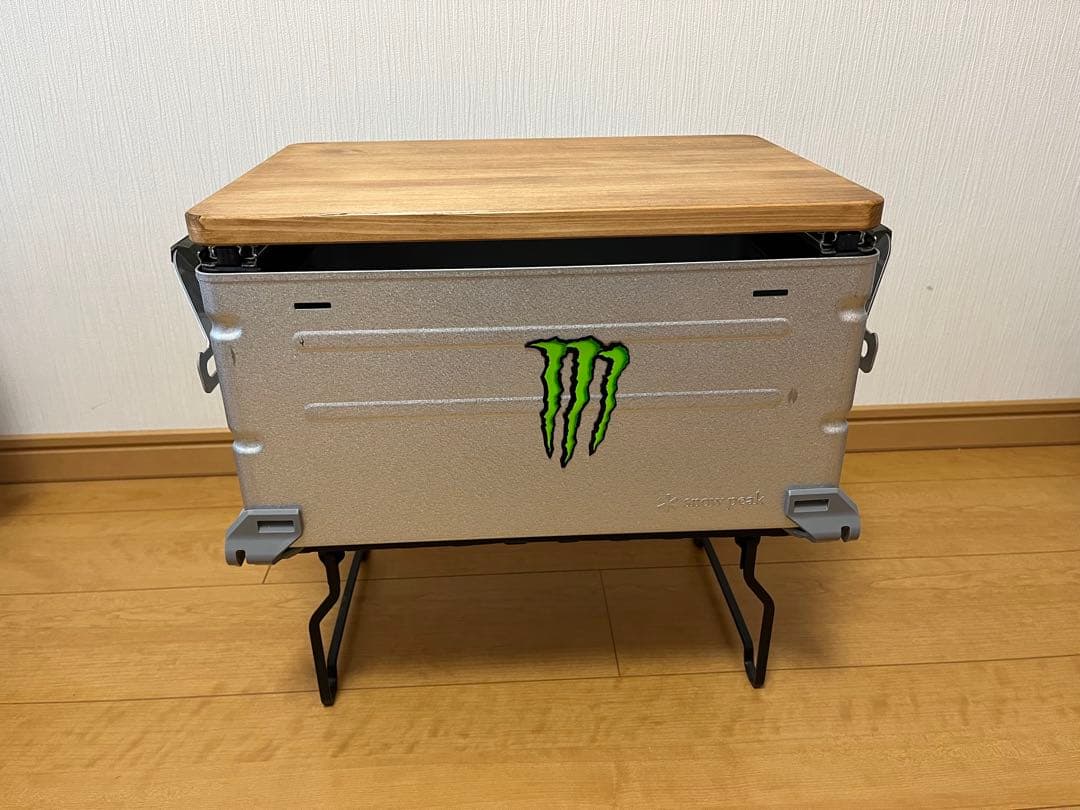 スノーピーク　シェルフコンテナ25 スライド天板　自作