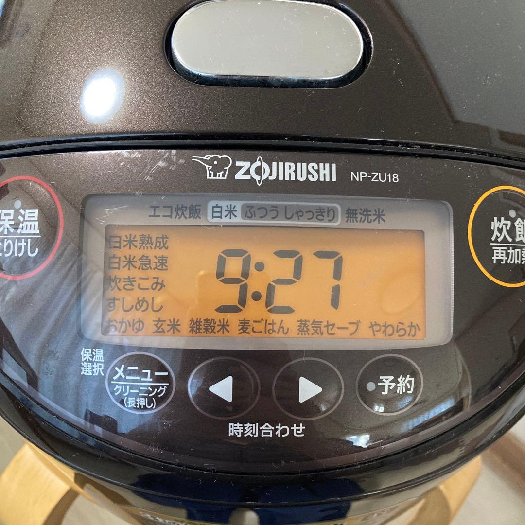 象印　一升炊き　NP-ZU18 炊飯器　ジャンク品