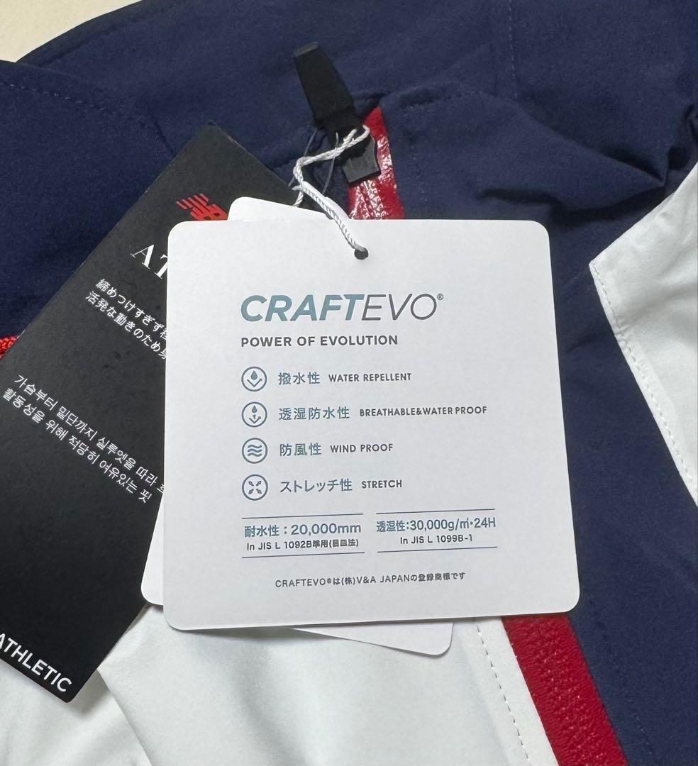 K新品 5 ニューバランス ゴルフ メンズレインウェア セットアップ 上下