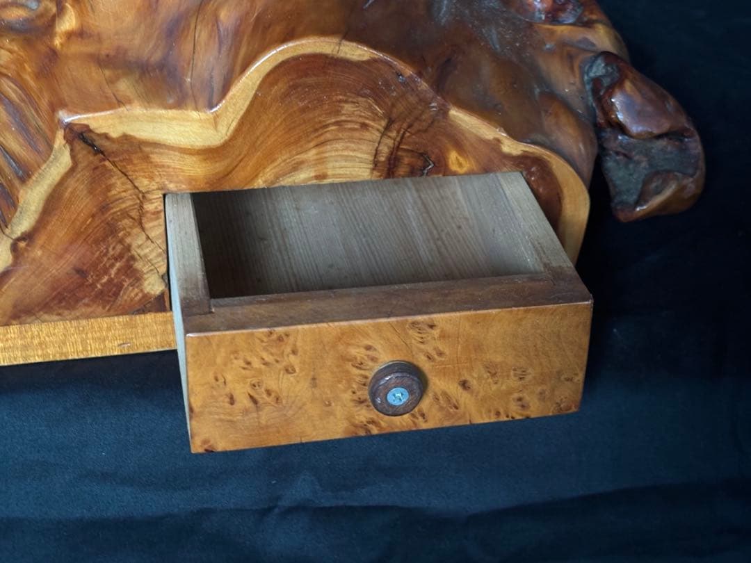 天然木製手火鉢 自然木