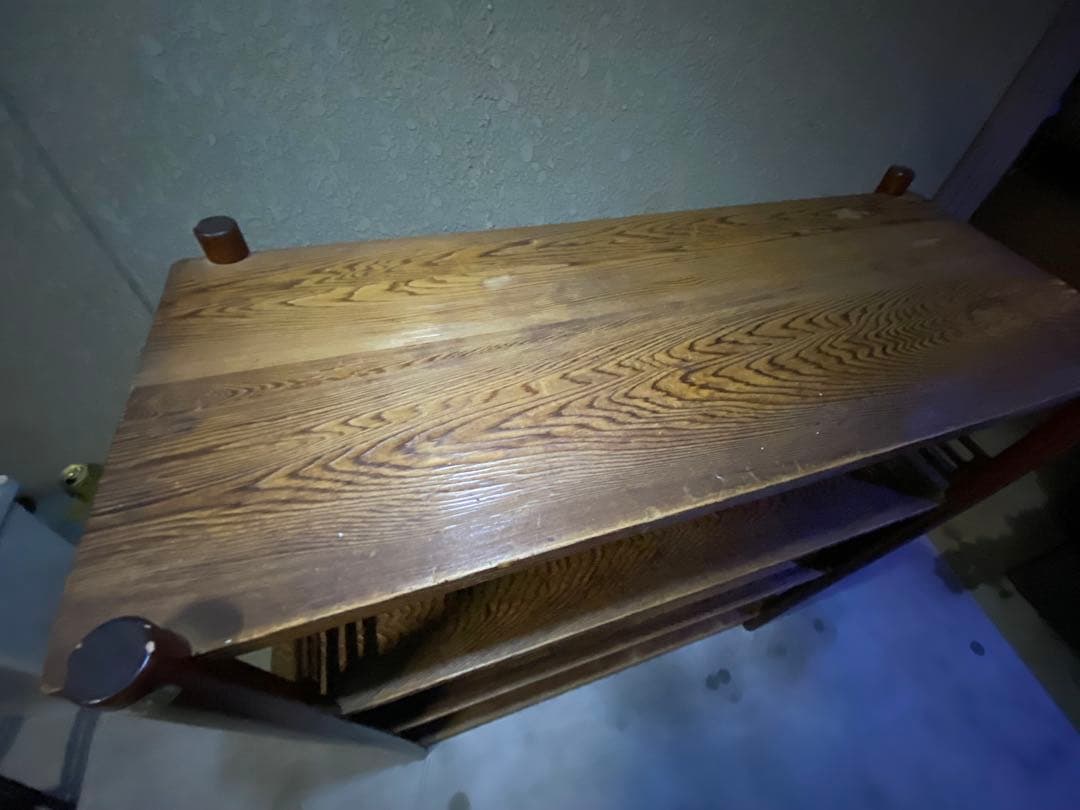 木製ラック 3段　昭和　レトロ