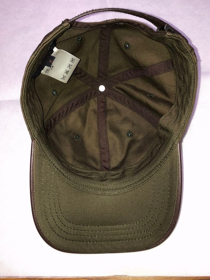 コーチ COACH ベースボール キャップ ウィズ レザー ブリム本革　美品