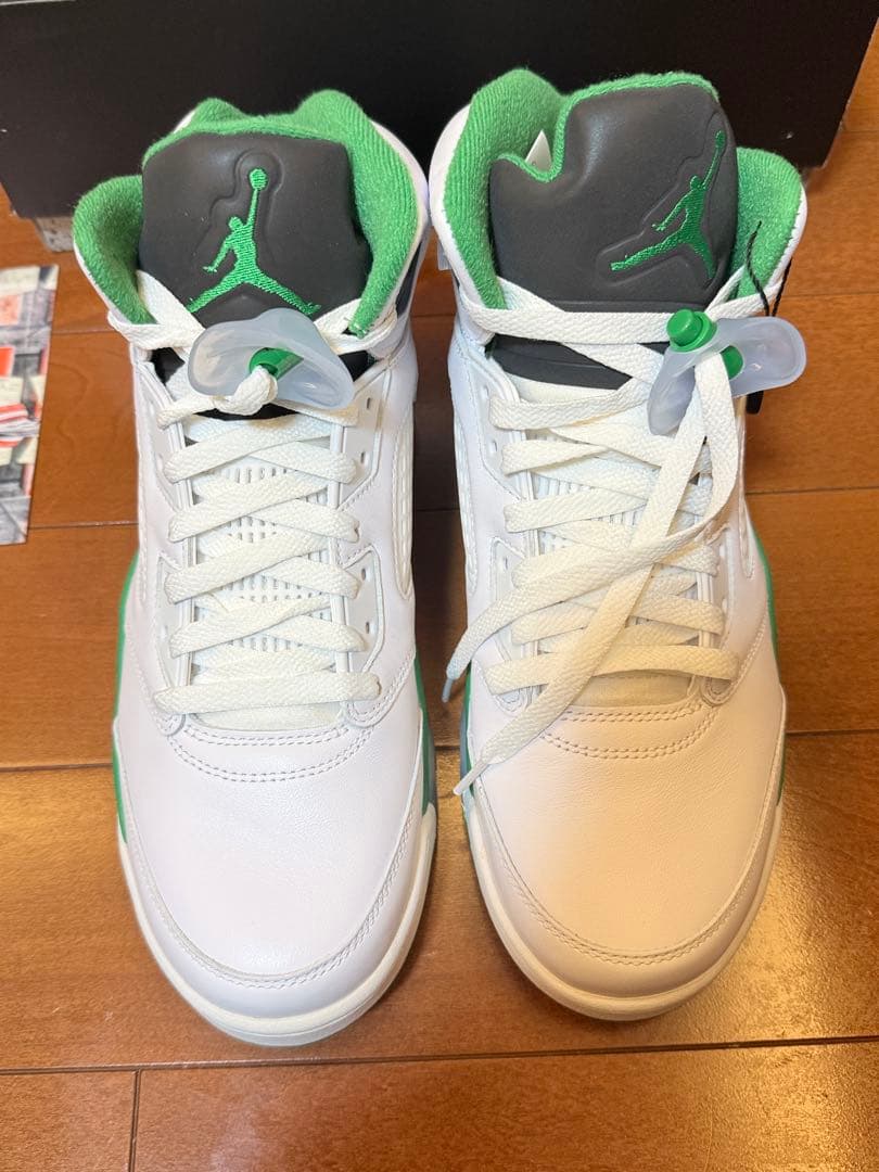 シューズ(男性用) NIKE Air Jordan 5 Retro Lucky Green