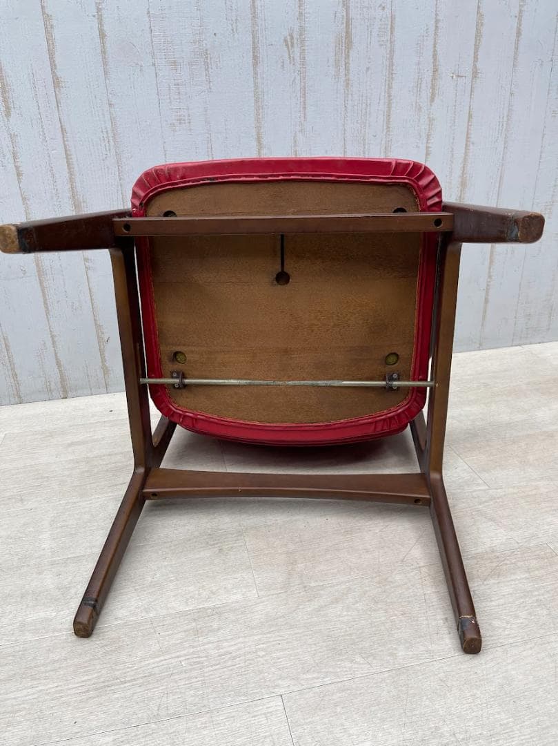 富士ファニチア アームチェア 安楽椅子 ミッドセンチュリー ダイニングチェア