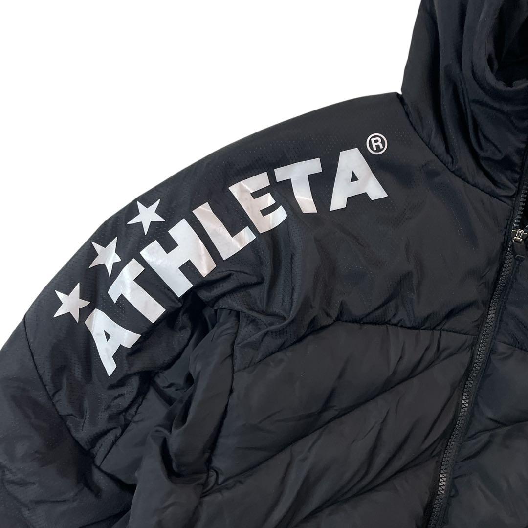 【ゆゆ】　ATHLETA アスレタ ベンチコート ブラック M 極暖 軽量