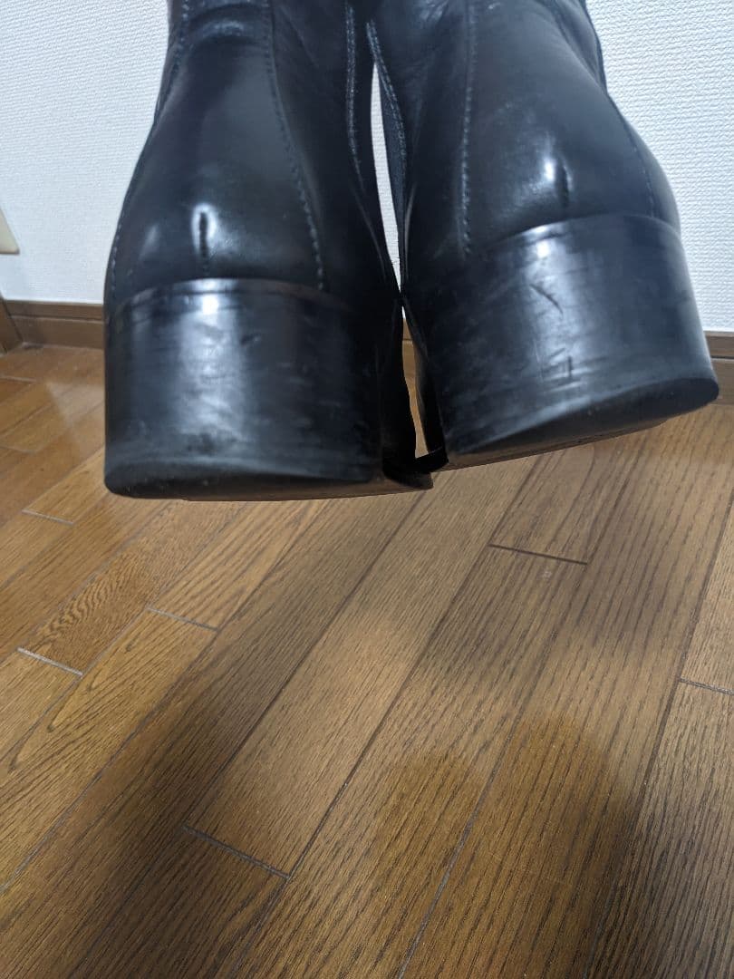 PADRONE パドローネ BL スクエアサイドゴアブーツ