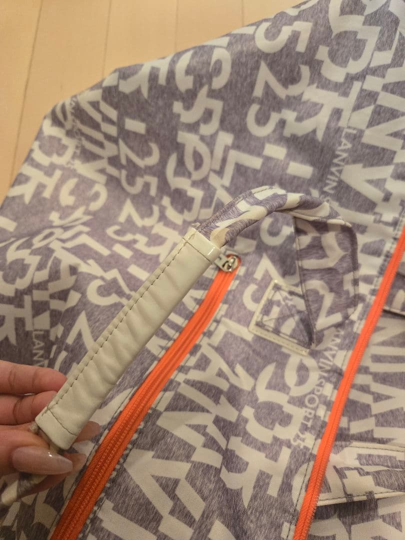 【25周年】 総柄ロゴボストンバッグ LANVIN ランバン シューズ収納袋付