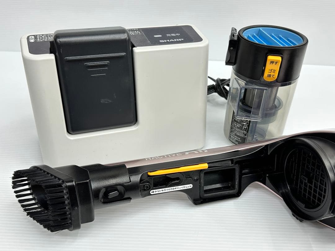 中古　2020年製　動作保証　掃除機　シャープ　EC-VR3S-N 充電器セット