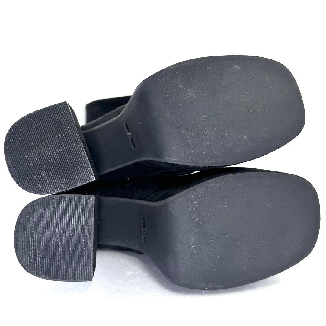 【EMODA】エモダ（23.5cm）ルーズフレアカバーフィットブーツ