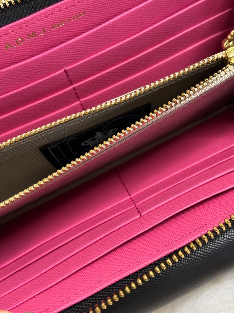 【最終値下げ】ADMJ エーディーエムジェー ショルダーウォレット ブラック