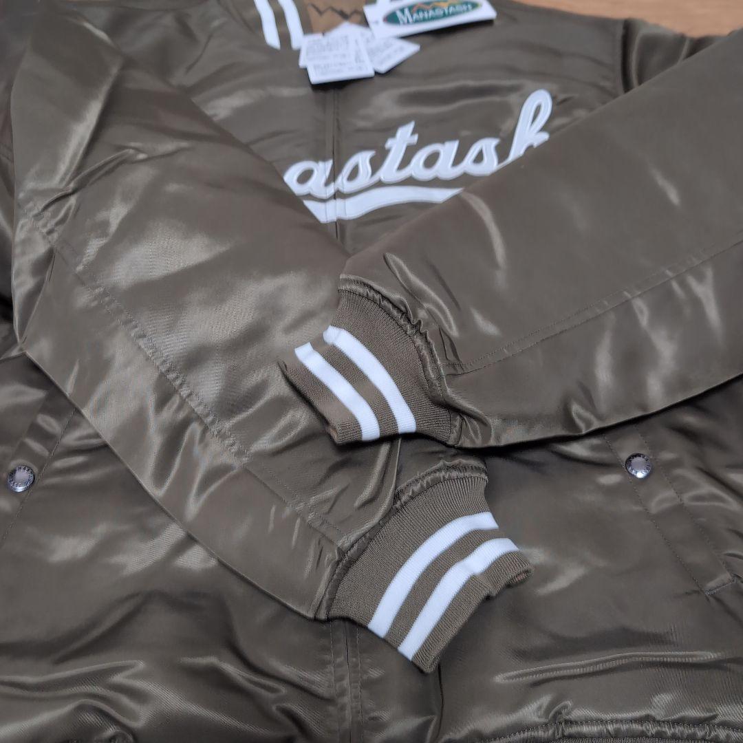 MANASTASH/マナスタッシュ/リバーシブルナイロンバーシティジャケットL