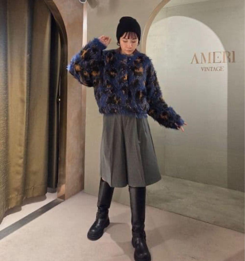 トップス AmeriVINTAGE ANIMAL SHAGGY KNIT CARDIGAN