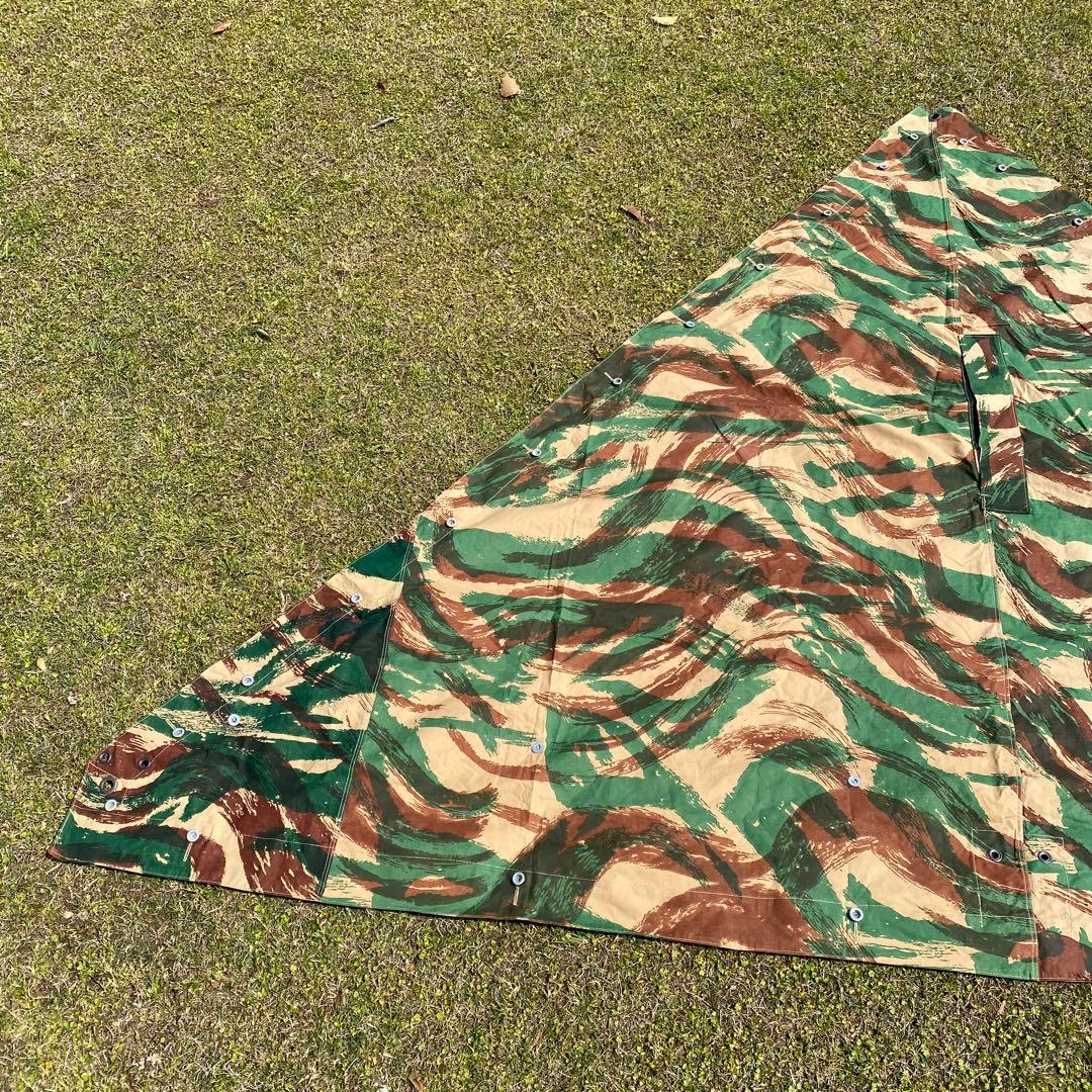 Y*4様 【入手困難】フランス軍幕　M51　リザードカモ　ツェルトバーン　4枚セ