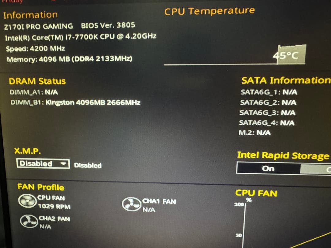 Intel cpu i7 7700k 7700 6700 セット