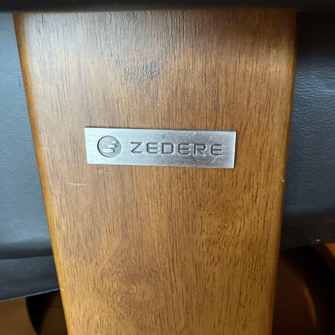 ZEDERE ゼデレ 　ブラックレザーリクライニング　チェア　本体