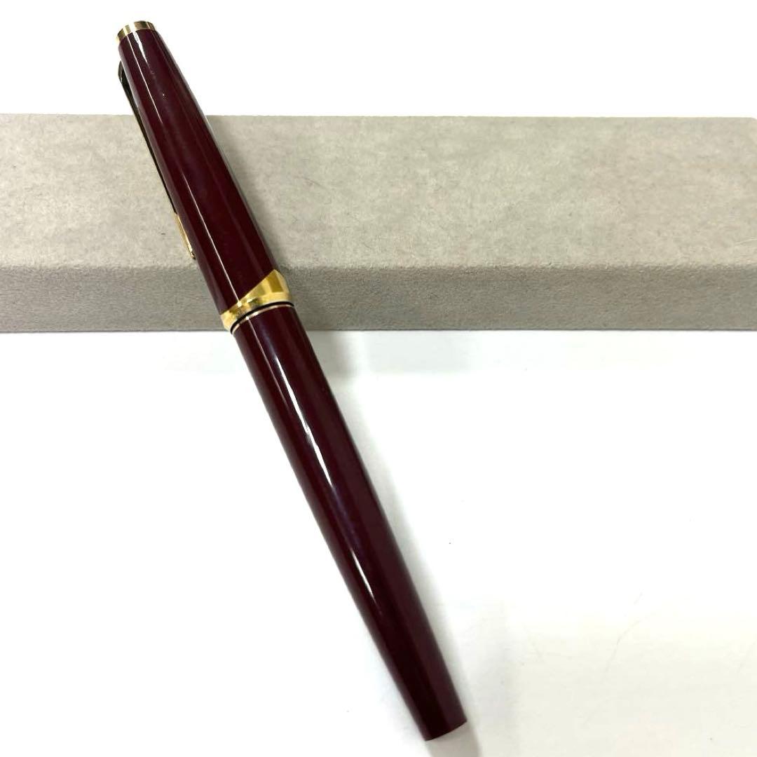 【ペン先750】MONTBLANC 万年筆 モンブラン ボルドー×ゴールド