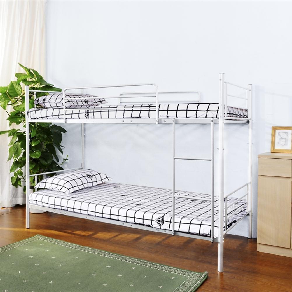 二段ベッド 2段ベッド スチール耐震ベッドシングルパイプベッド大人用可子供ベッド