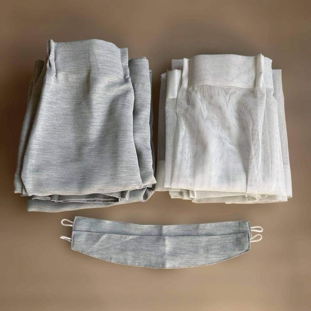 1/17 MUJI 無印 良品 カーテン レース ブラインド 7セット 14枚