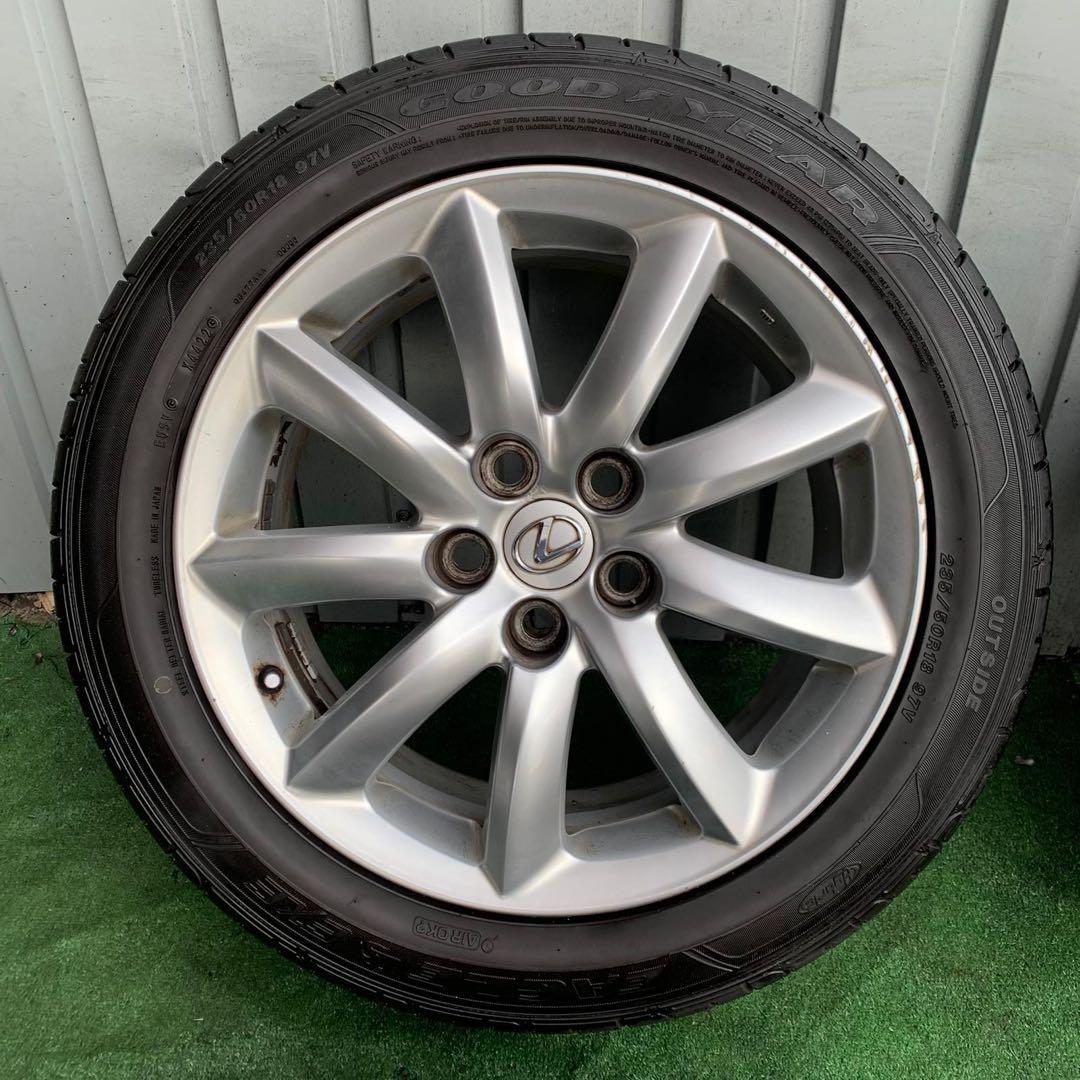 レクサス LS460 LS600 純正18インチホイール /タイヤ