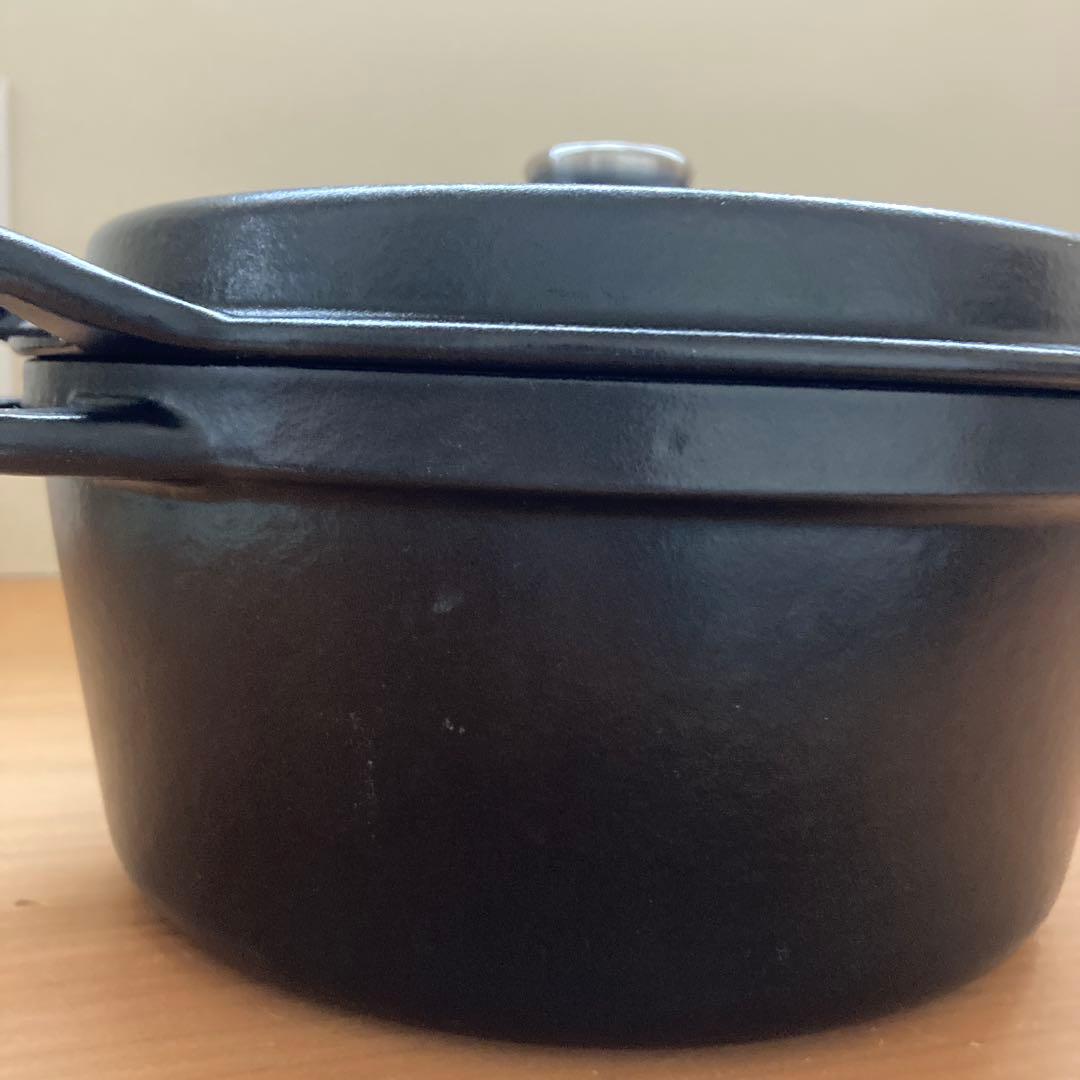 VERMICULAR バーミキュラ 18cm ブラック　無水調理鍋 レシピ本付き