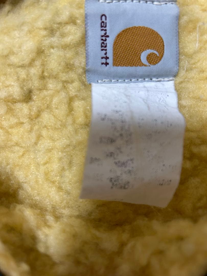 USA製　carhartt カーハート　ダック　裏ボアベスト　ビンテージ