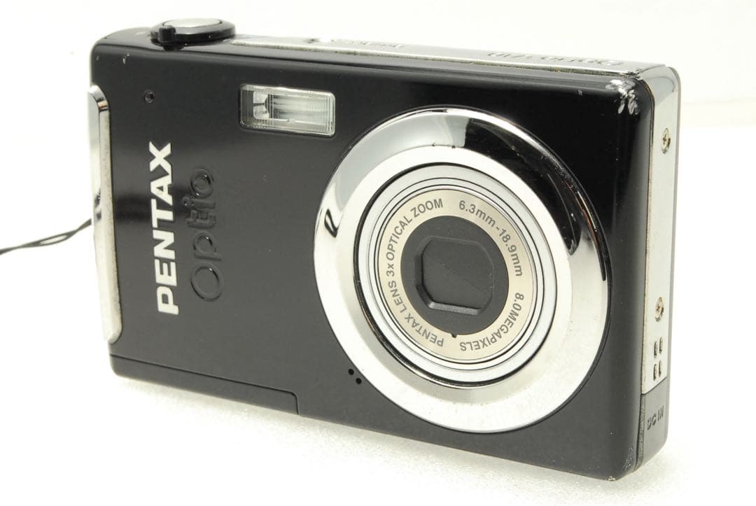 PENTAX Optio V10 ❤️スマホ転送 ブラック コンデジ カメラ