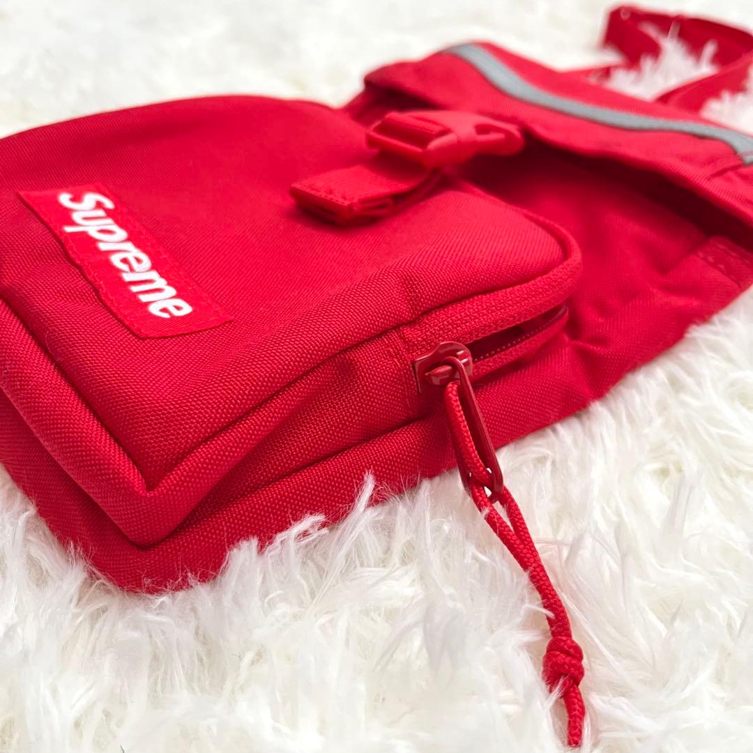 極美品✨ supreme ショルダーバッグ レッド ボックスロゴ 正規品 即発送