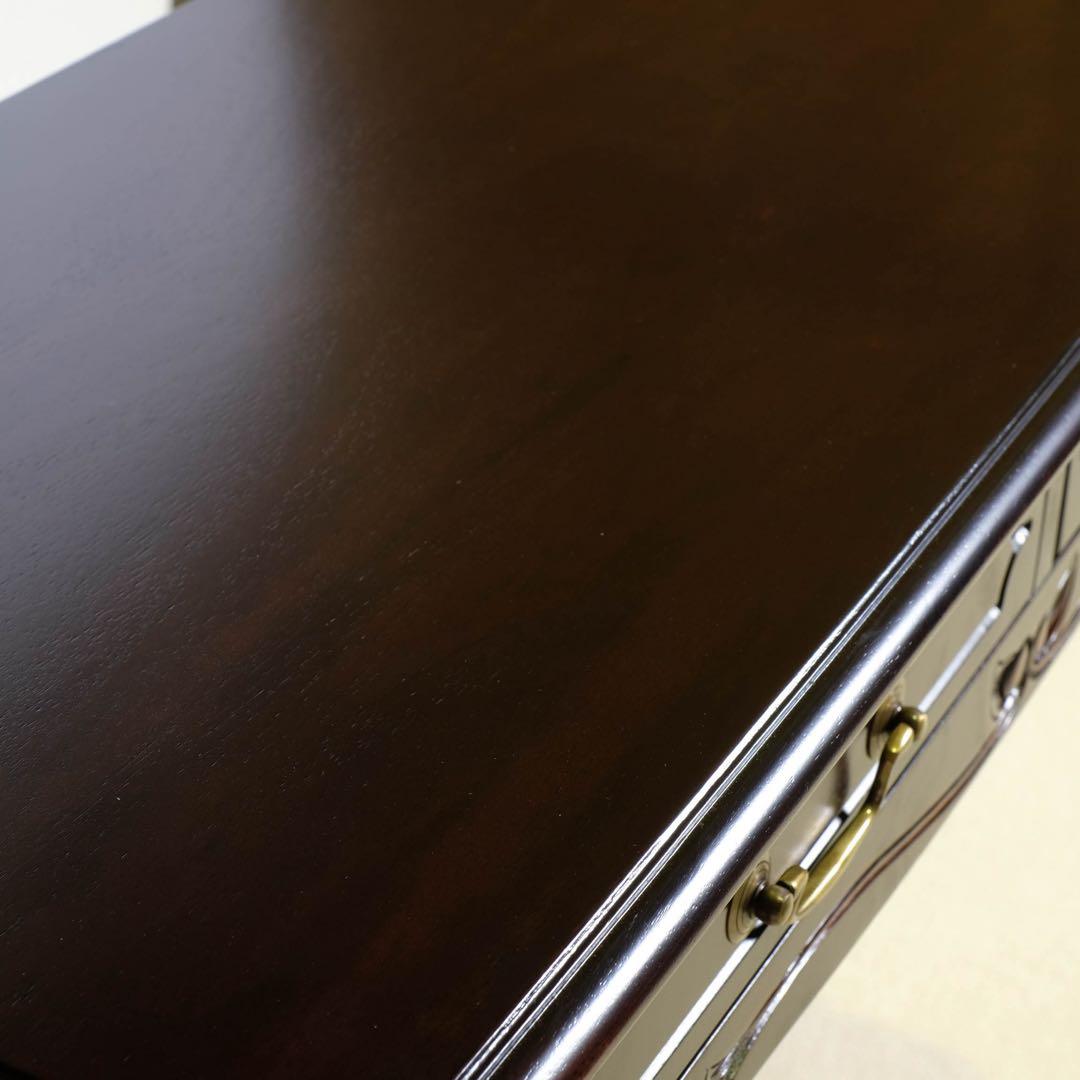 F 新品 アンティーク調 コンソールテーブル 机 デスク サイドテーブル 飾り棚