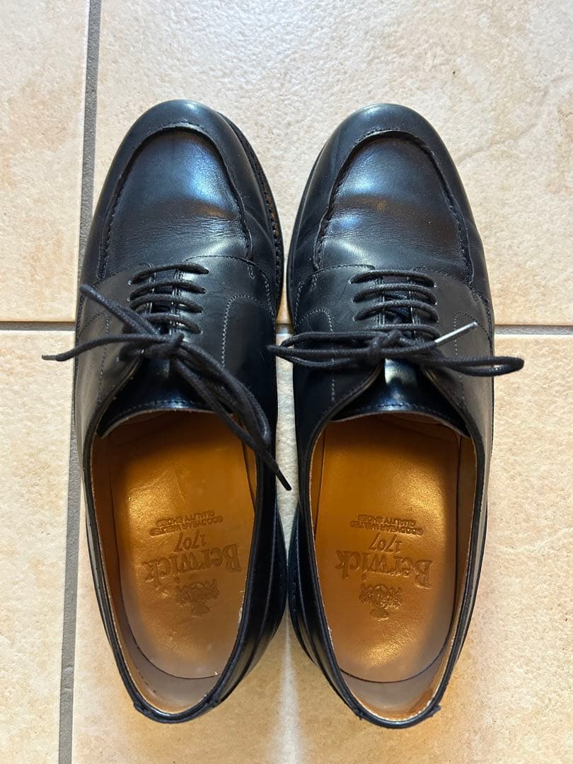 Berwick Uチップ　ブラック