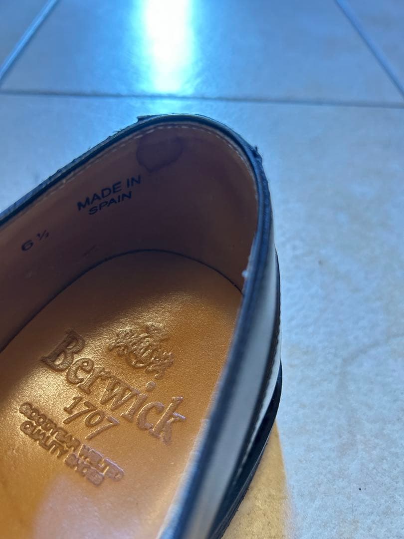 Berwick Uチップ　ブラック