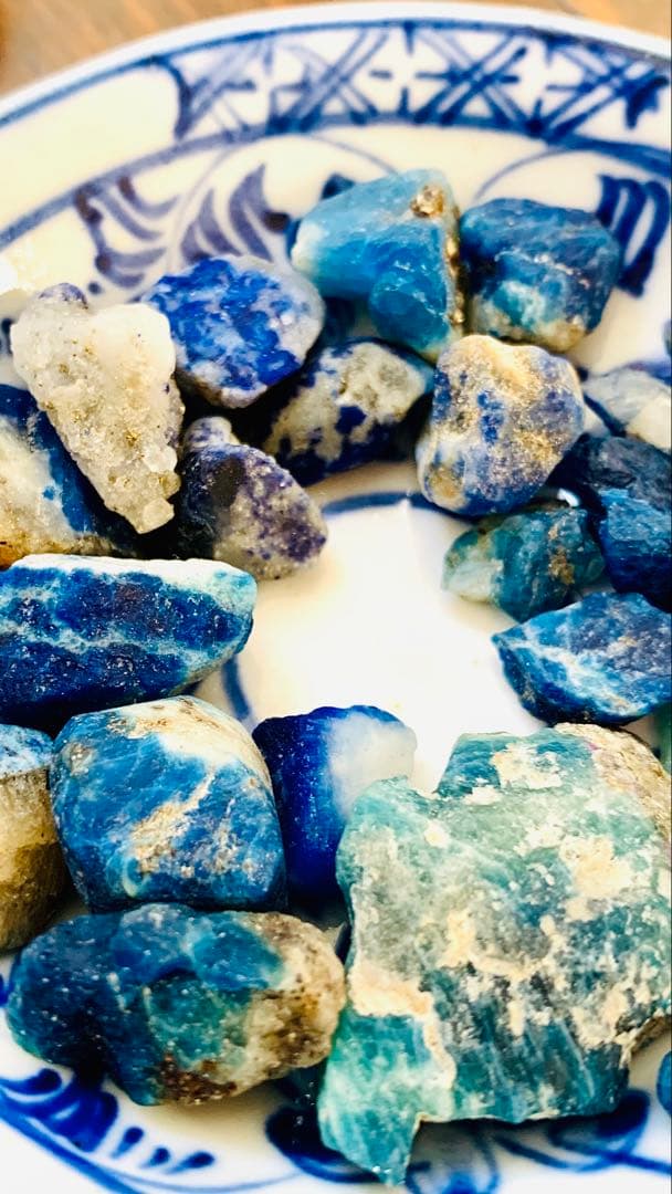 大粒ブルーソーダライトバラエティセット24個