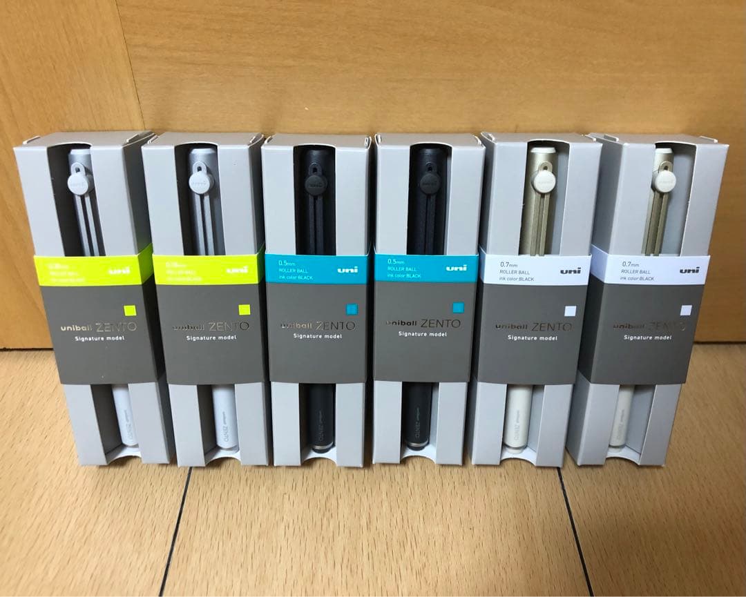 【新品】uniball ZENTO シグニチャーモデル 6本セット