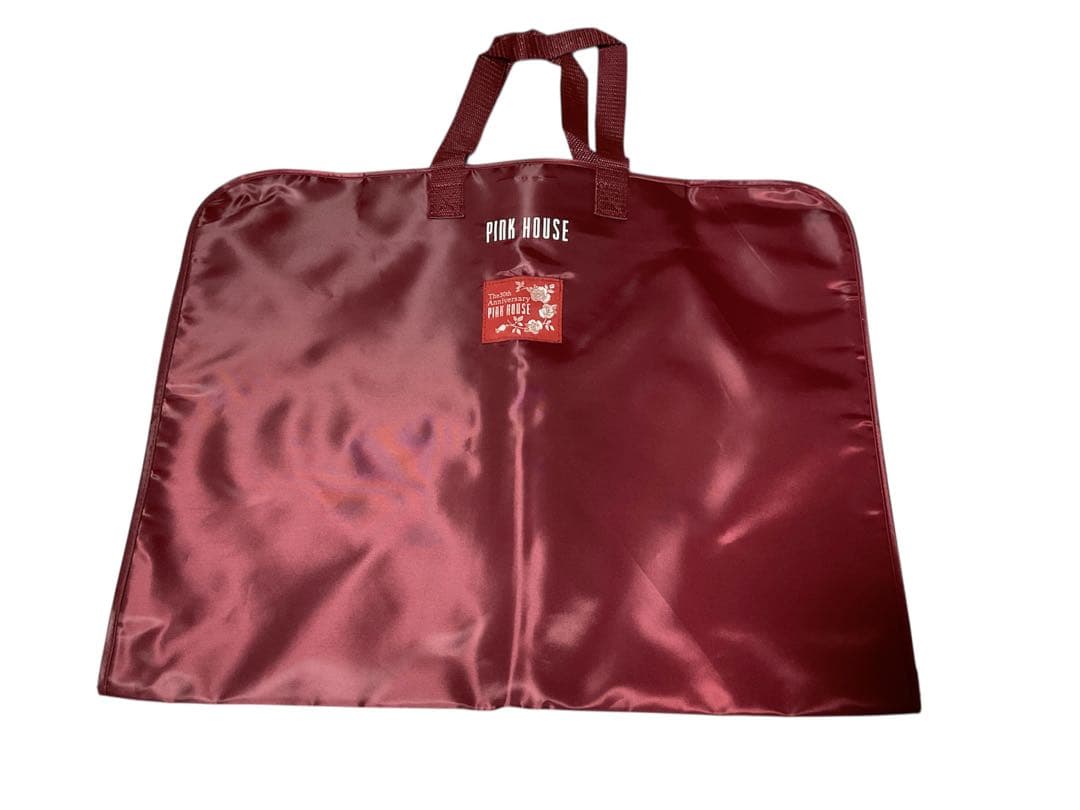 PINK HOUSE バーガンディ ガーメントバッグ