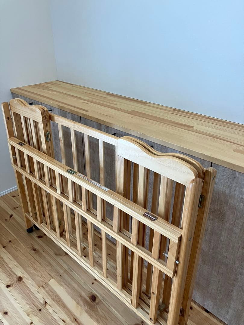 匿名配送　送料込み大和屋　折りたたみベビーベットFL パタン