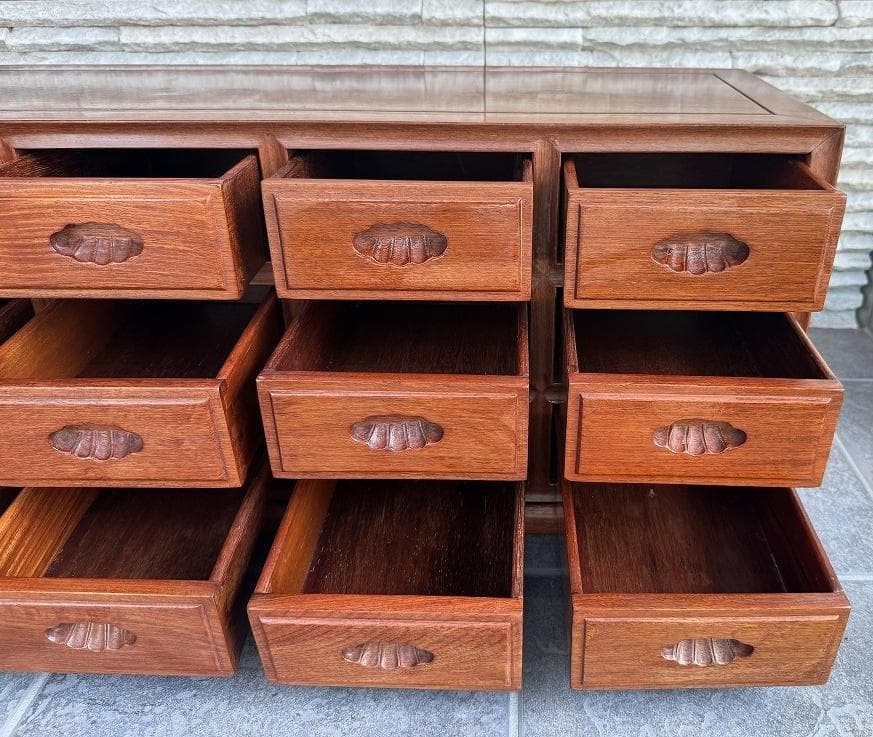 花梨　唐木　薬箪笥　小箪笥　ミニチェスト　小引出し　高級家具