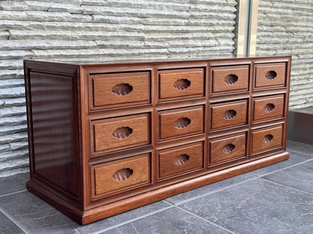 花梨　唐木　薬箪笥　小箪笥　ミニチェスト　小引出し　高級家具